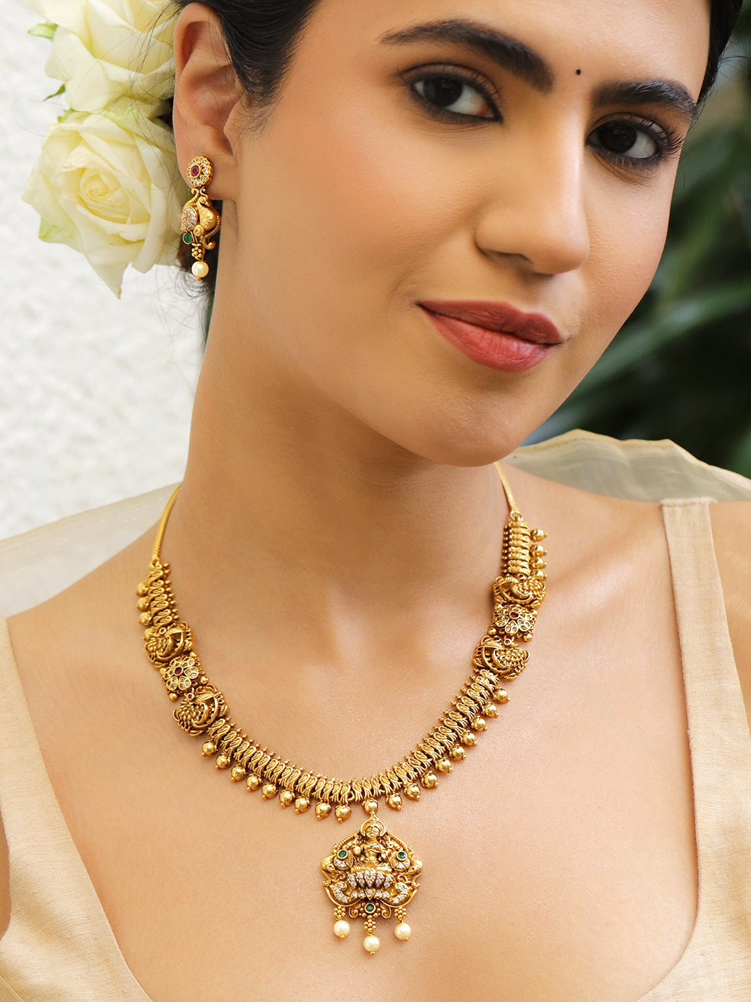 Lakshmi Aura Goddess Necklace Set フリーサイズ