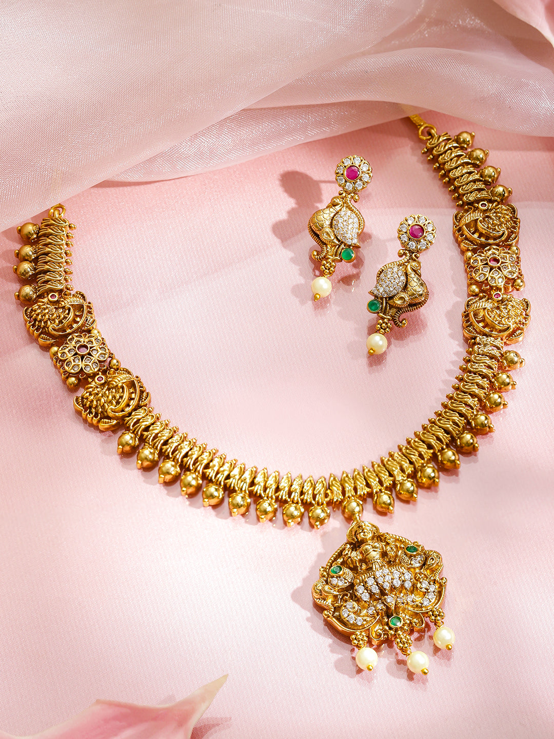Lakshmi Aura Goddess Necklace Set フリーサイズ
