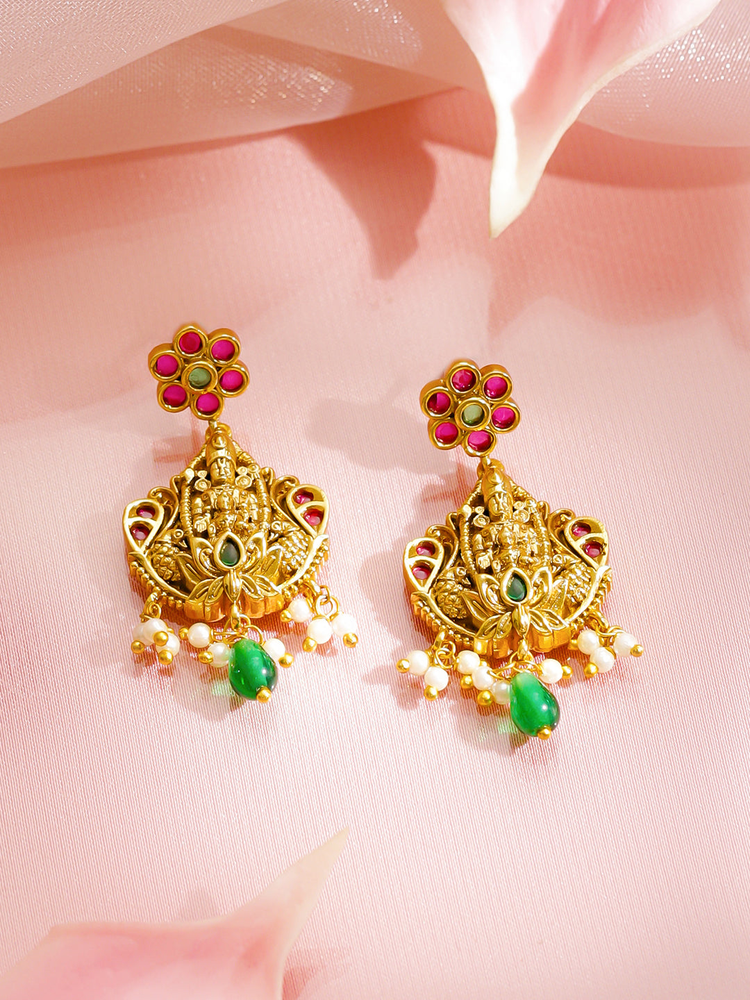 Divine Idols Temple Necklace Set フリーサイズ