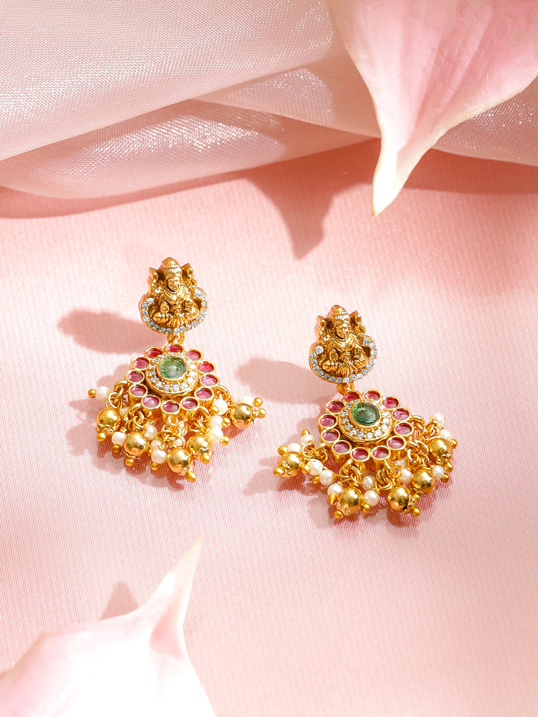Goddess Lakshmi Radiance Necklace Set フリーサイズ