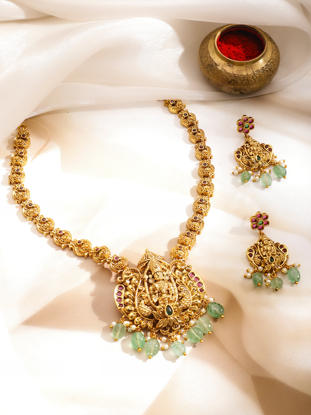 Sacre Idols Green & Pink Necklace Set フリーサイズ