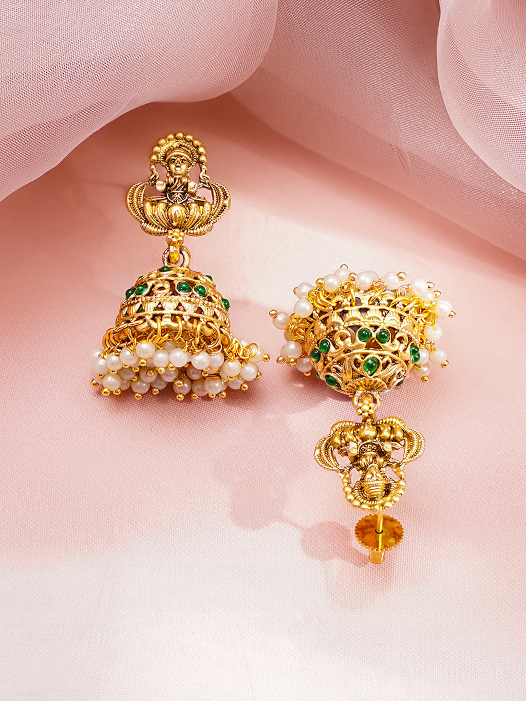 Divine Temple Emerald Necklace Set フリーサイズ