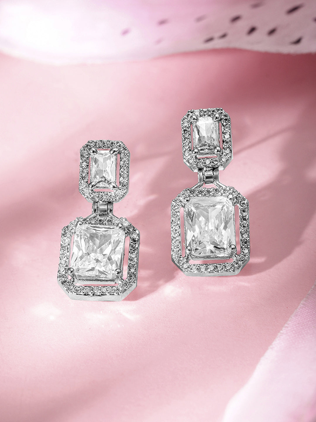 Diamond Glow AD Drops Silver