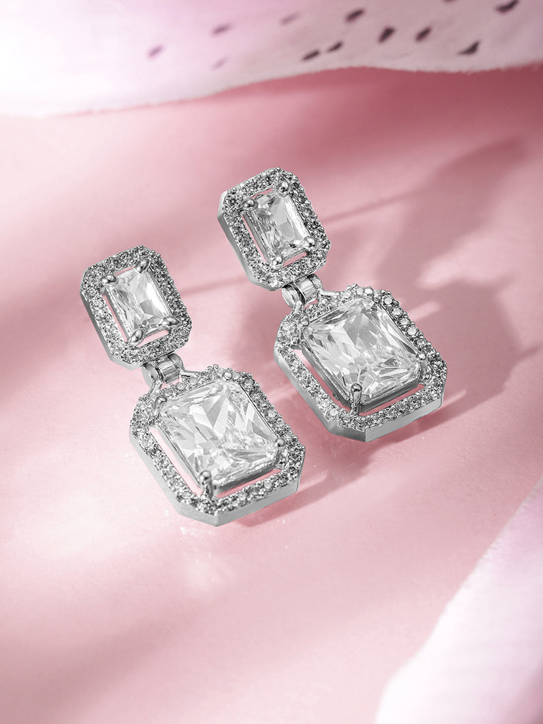 Diamond Glow AD Drops Silver