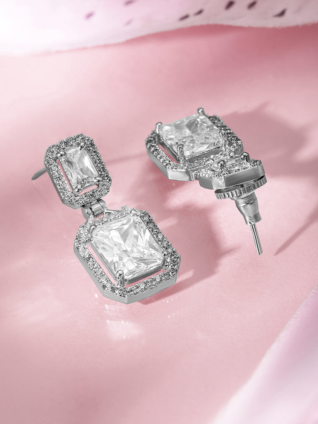 Diamond Glow AD Drops Silver