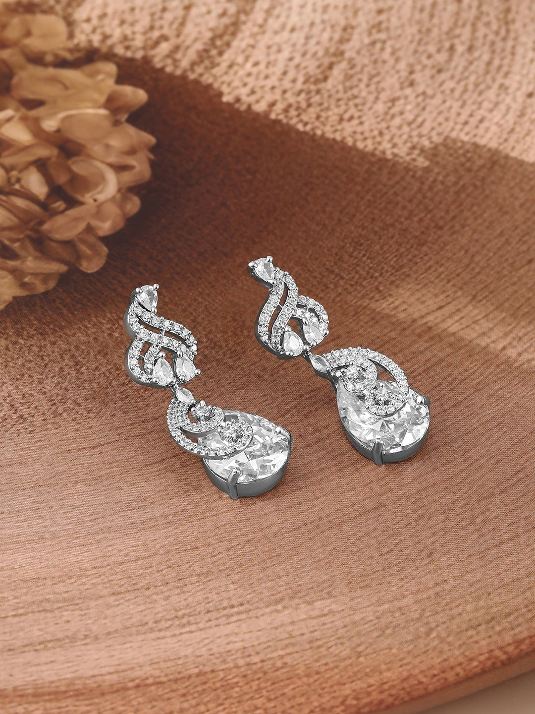 Drops from the Galaxy Earrings Silver