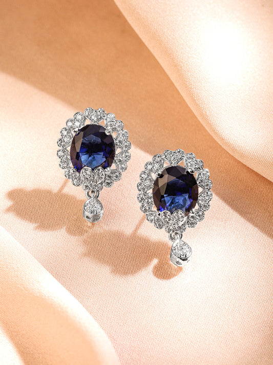 Polished Glow Blue Studs フリーサイズ