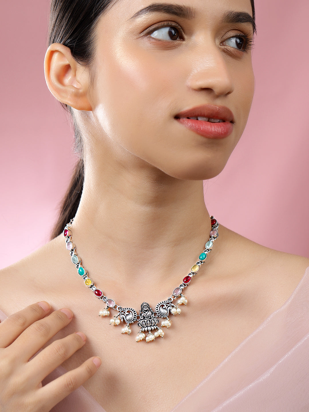Spiritual Gleam Goddess Laksmi Necklace フリーサイズ
