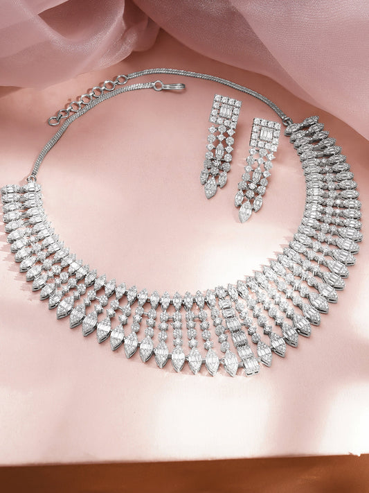 Wedding Ready Cubic Zirconia Jewellery Set フリーサイズ