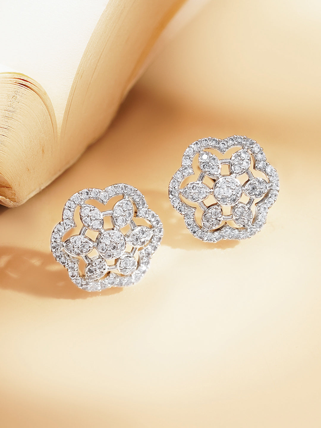 Everyday Bloom Sparkle Pendant Set Length - Necklace - 21 cm