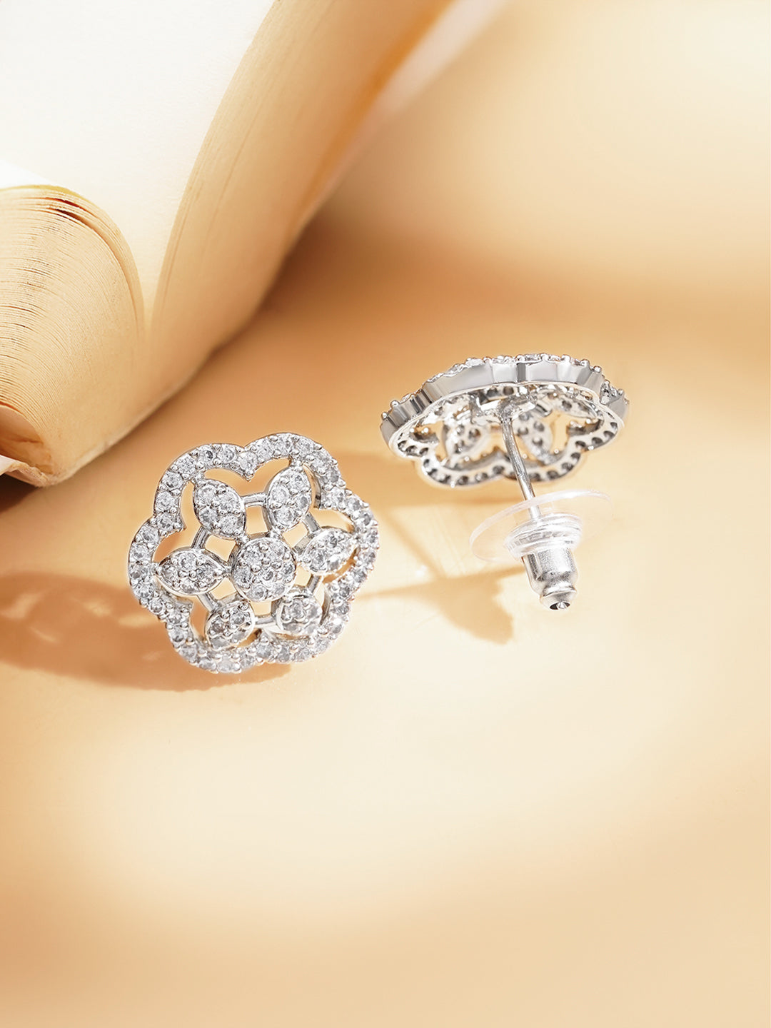 Everyday Bloom Sparkle Pendant Set Length - Necklace - 21 cm