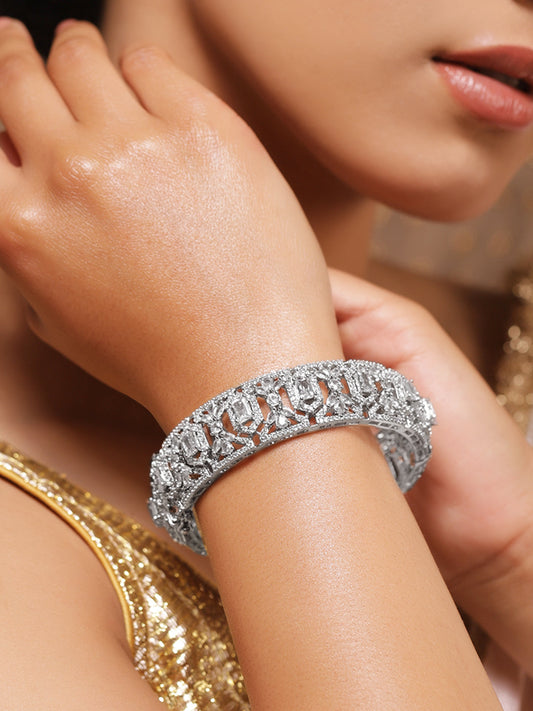Radiant Designe Zirconia Sparkle Bracelet フリーサイズ