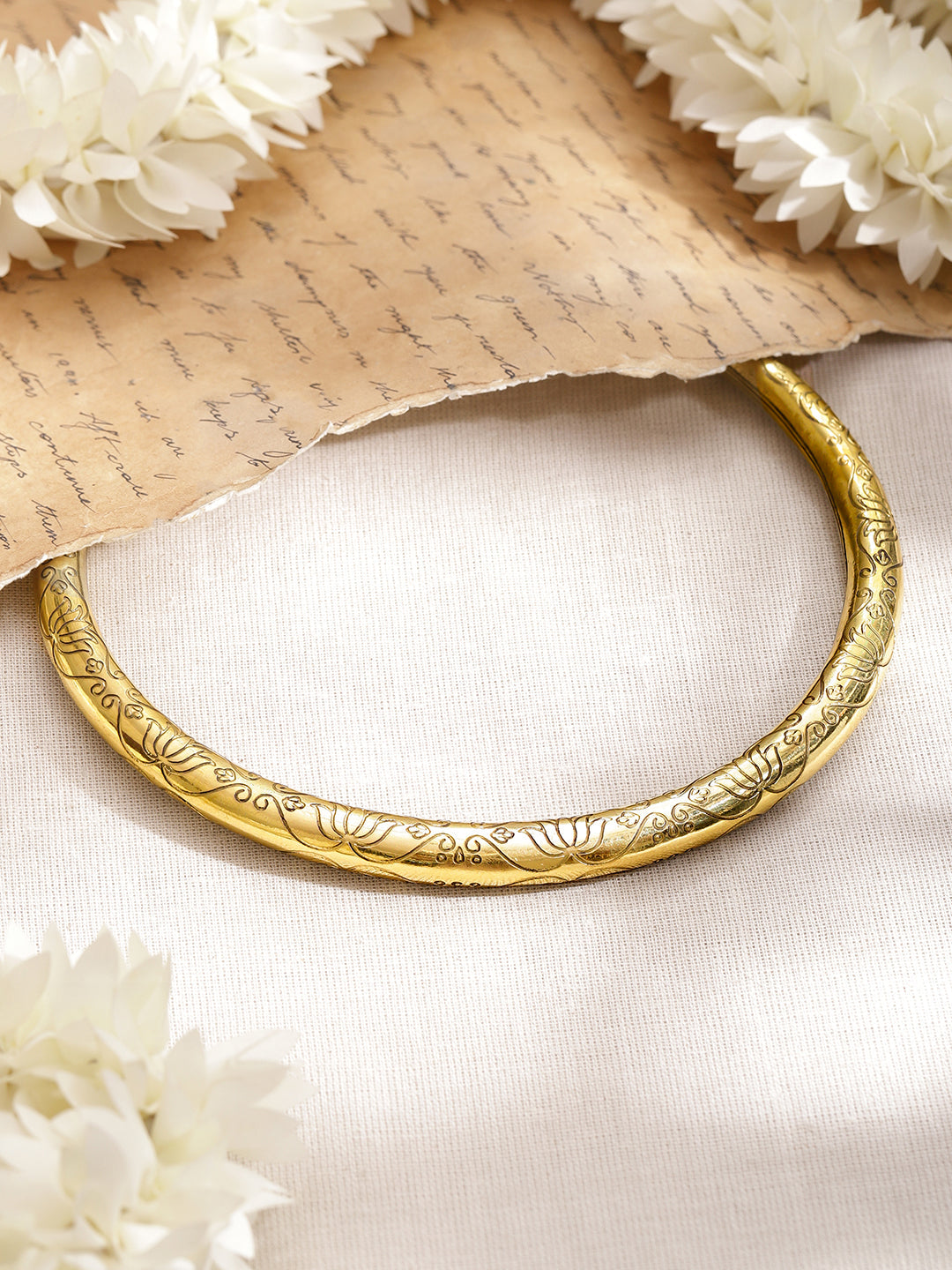 Gold Toned Collar Necklace フリーサイズ