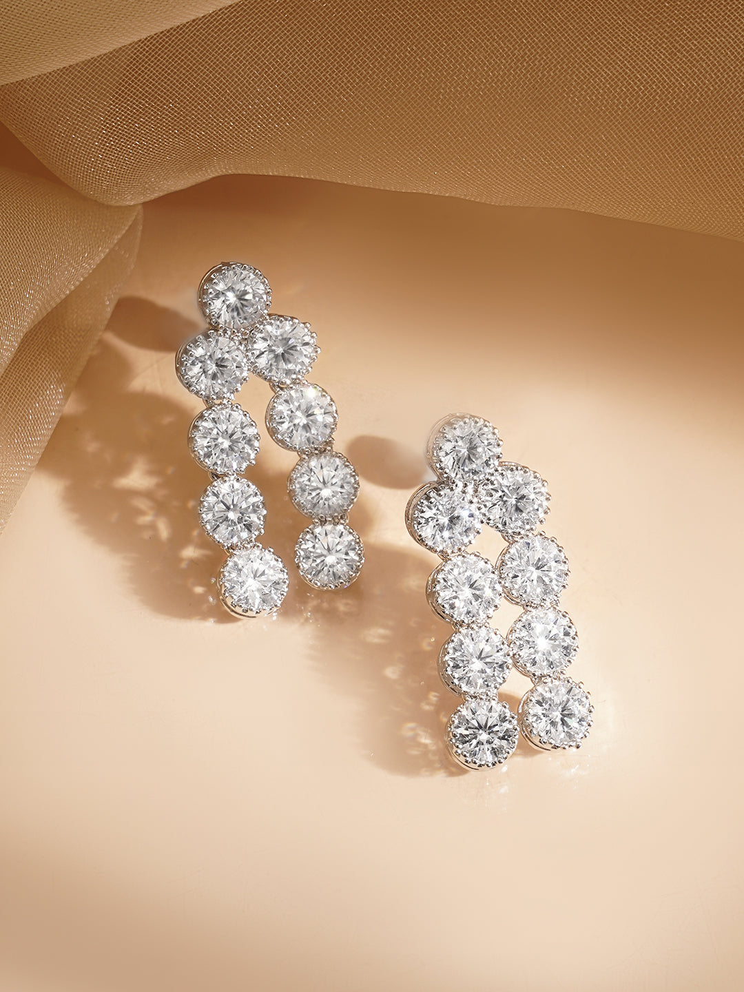 American Diamond Luxe Necklace Set フリーサイズ