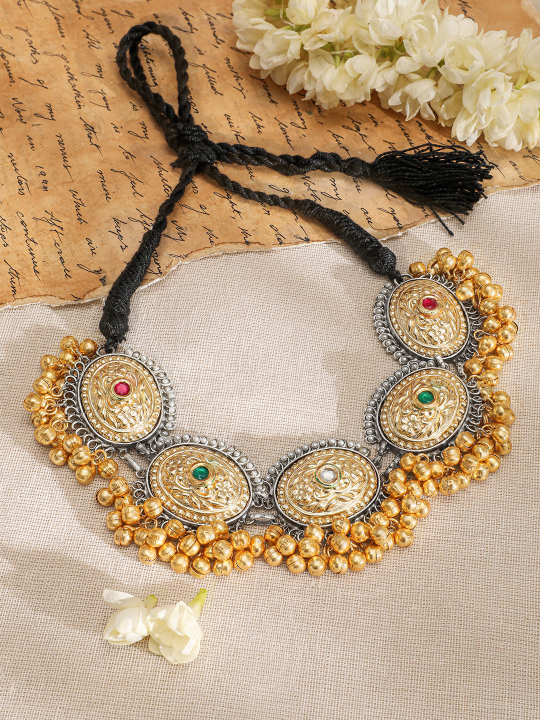 Bohemian Colourful Statement Necklace Multicolor