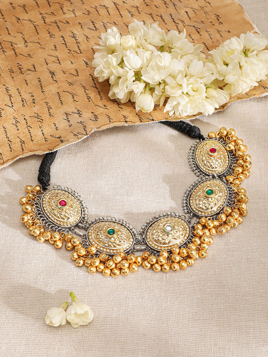 Bohemian Colourful Statement Necklace Multicolor