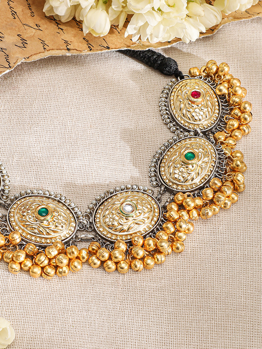 Bohemian Colourful Statement Necklace Multicolor