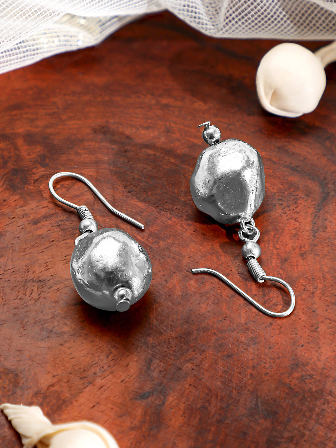 Oxidized Beaded Necklace Set フリーサイズ