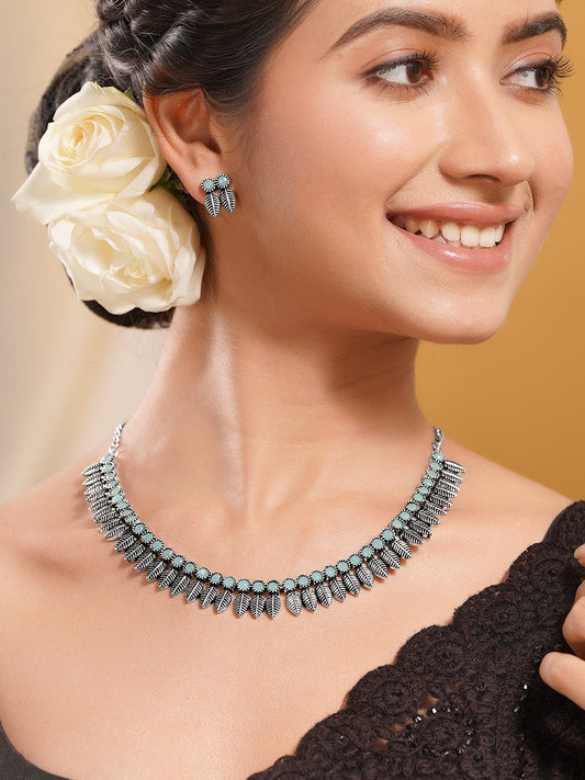 Everyday Edge Oxidised Jewellery Set フリーサイズ