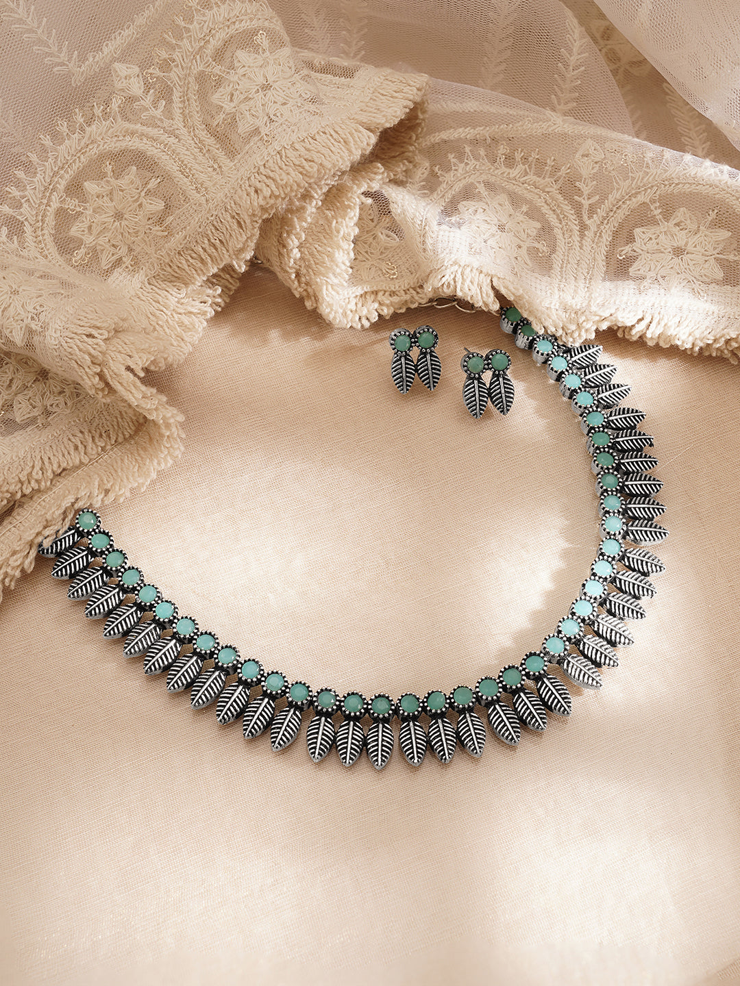 Everyday Edge Oxidised Jewellery Set フリーサイズ