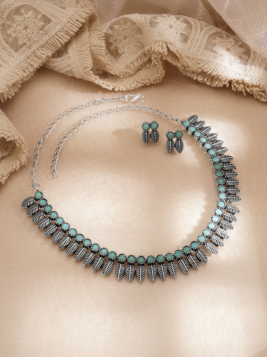 Everyday Edge Oxidised Jewellery Set フリーサイズ