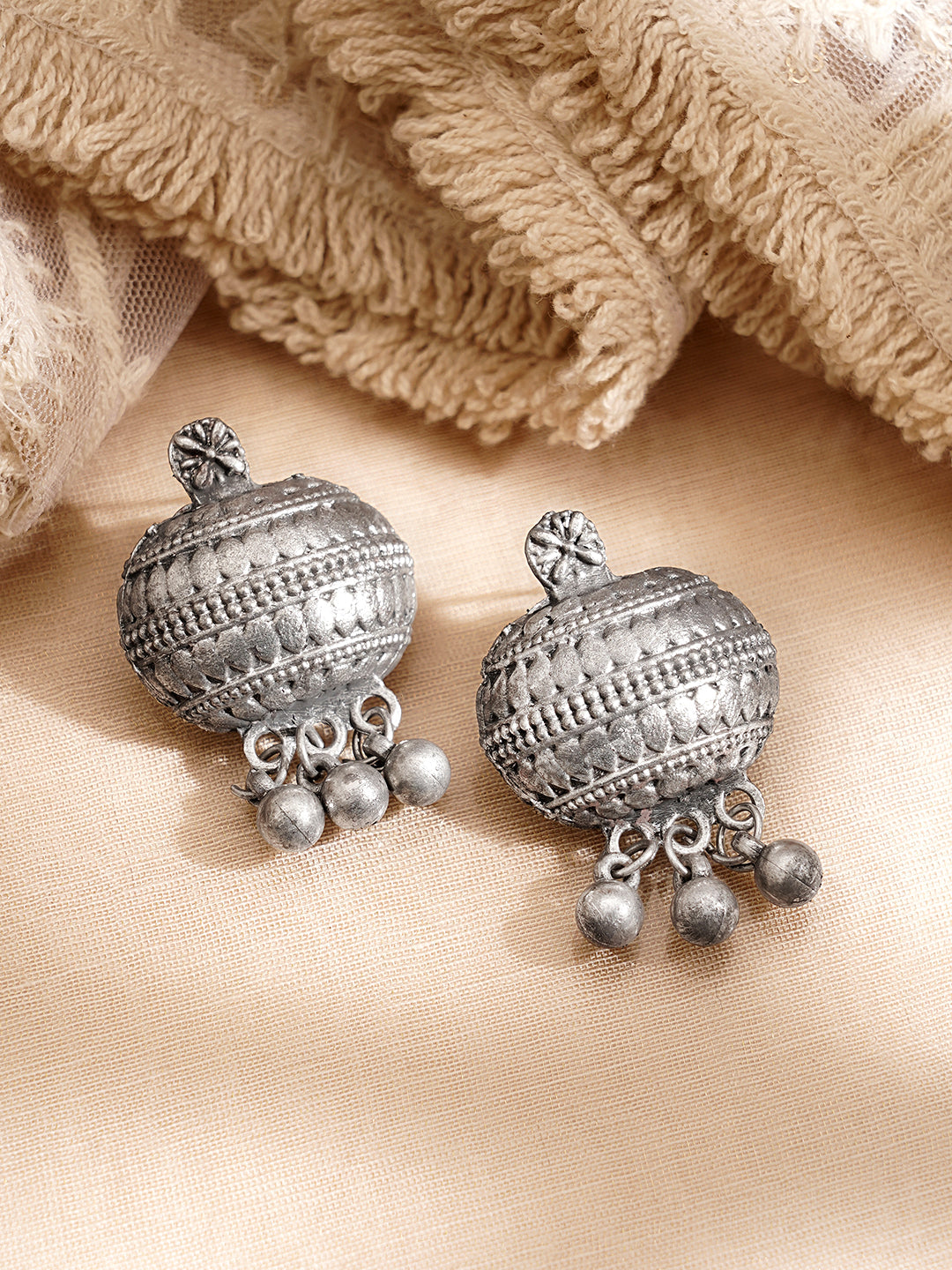 Antique Oxidised Statement Set フリーサイズ