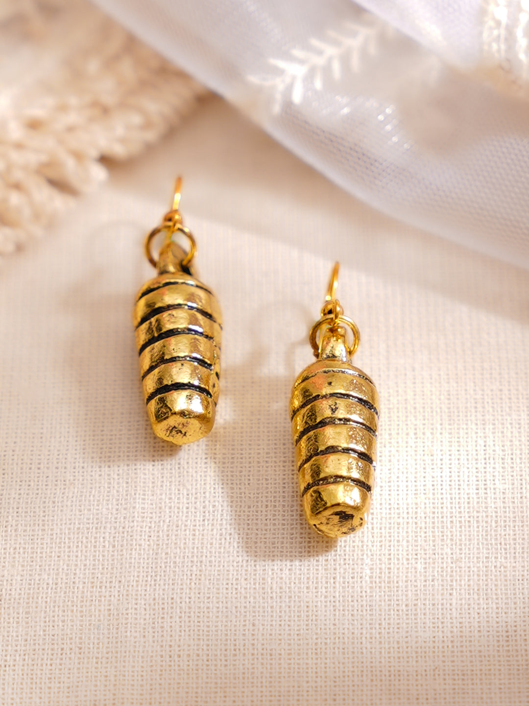 【Rubans】 Gold Plated Oxidised Tribal Necklace Set｜ゴールドメッキ オキシダイズド トライバル ネックレスセット