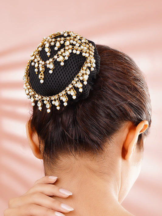 Wedding Glow Pearl Bun Charm Length - 12 cm