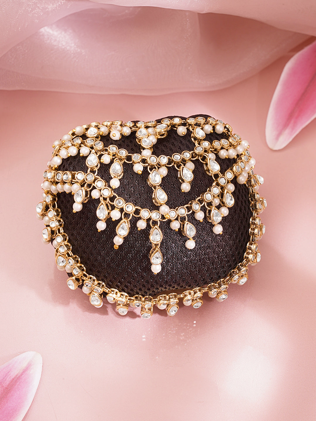 Wedding Glow Pearl Bun Charm Length - 12 cm