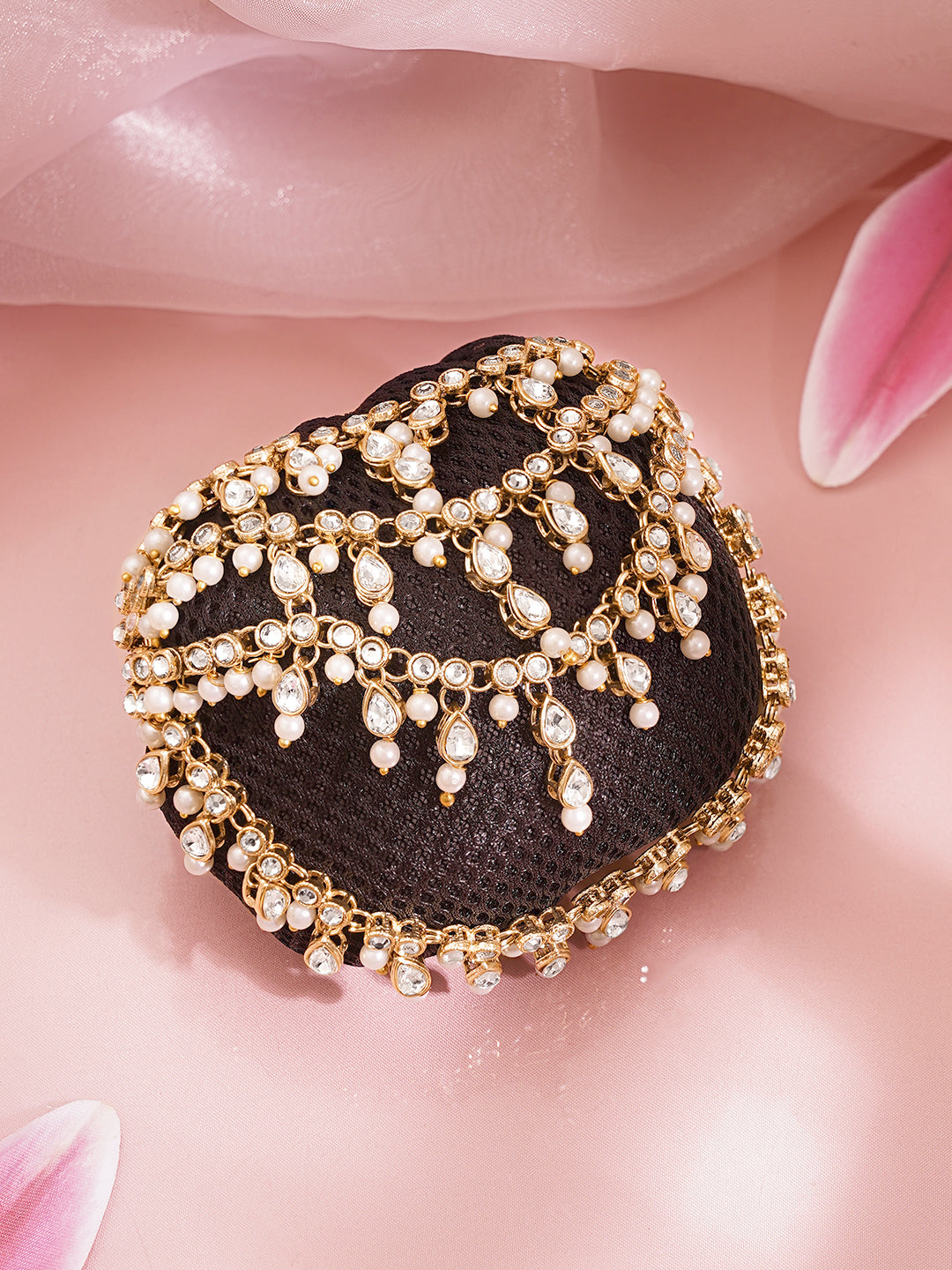 Wedding Glow Pearl Bun Charm Length - 12 cm