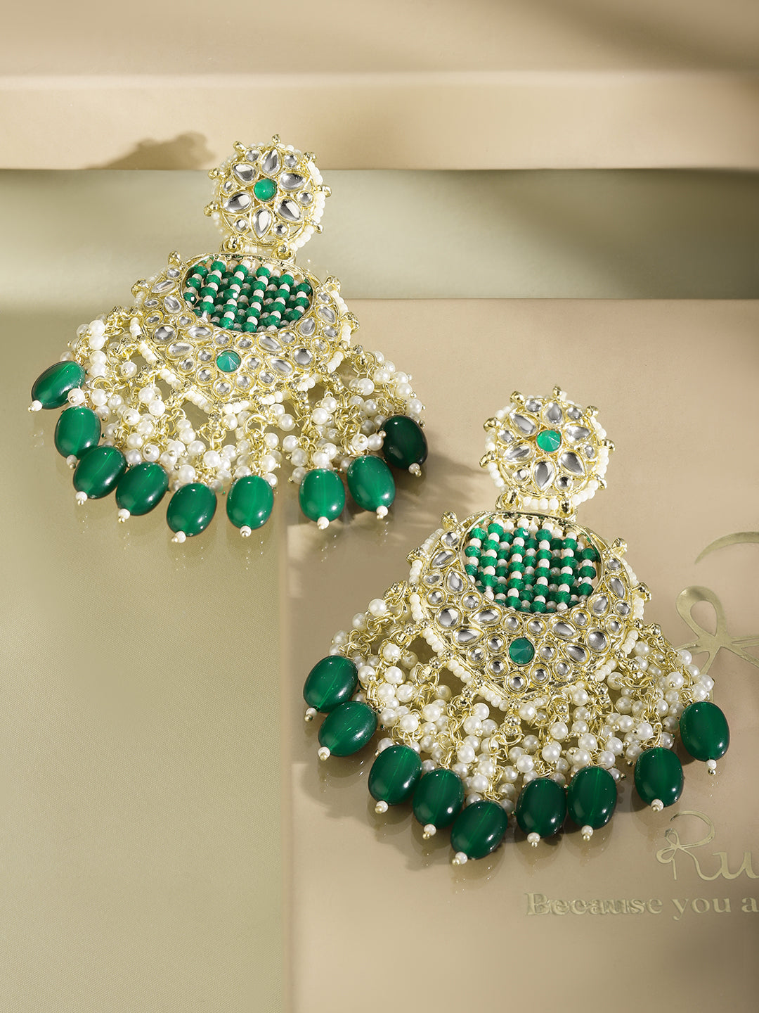 Charmed by Green & Glow Danglers Green