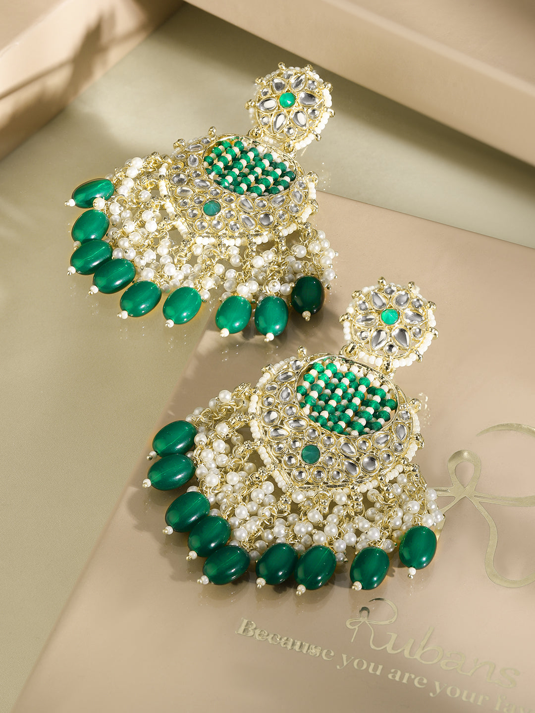 Charmed by Green & Glow Danglers Green