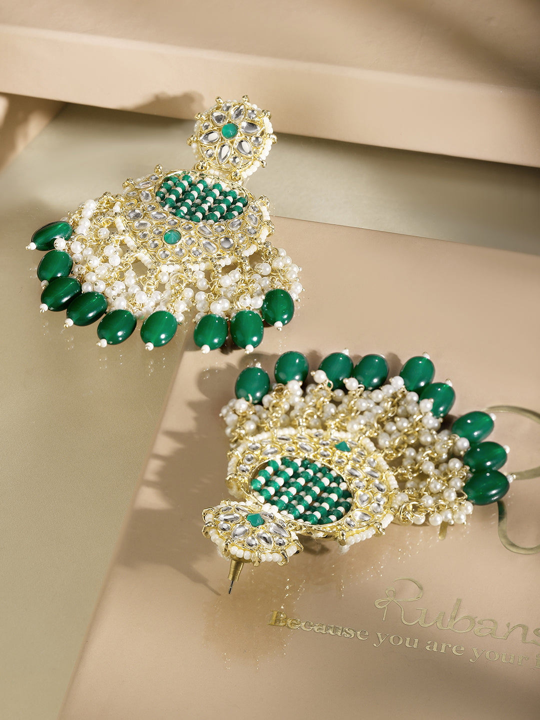 Charmed by Green & Glow Danglers Green