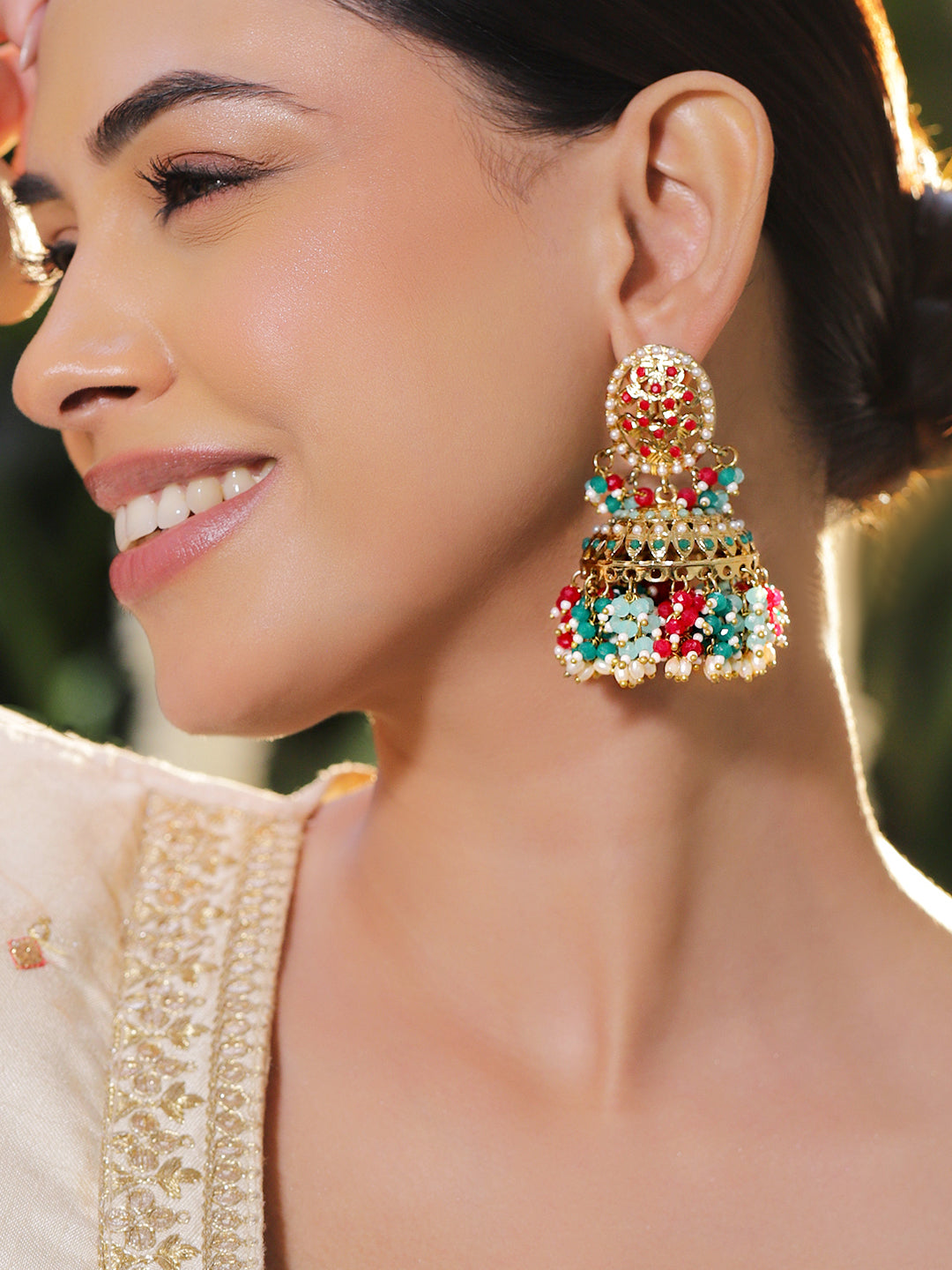Jewel Garden Jhumka フリーサイズ