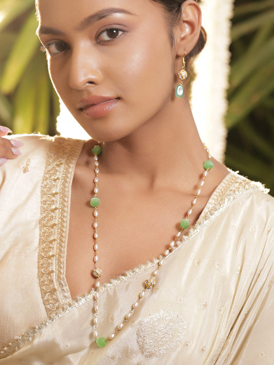 Mint Muse Pearl Necklace Set フリーサイズ