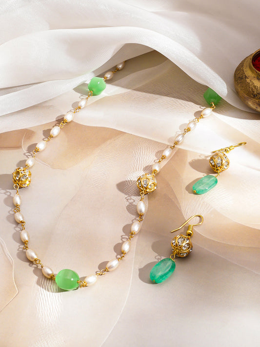Mint Muse Pearl Necklace Set フリーサイズ