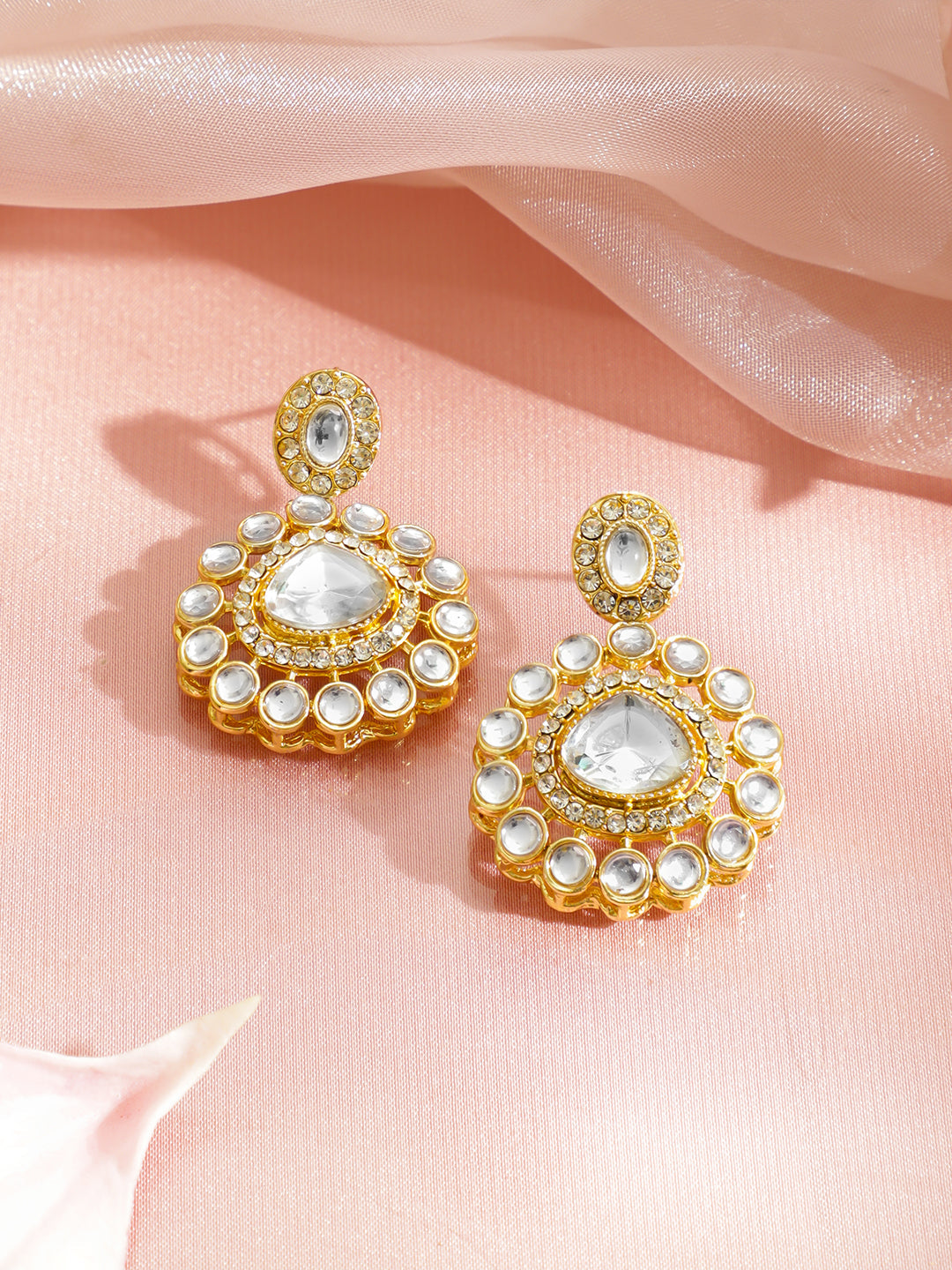 Ethnic Pearl Crescent Necklace Set フリーサイズ