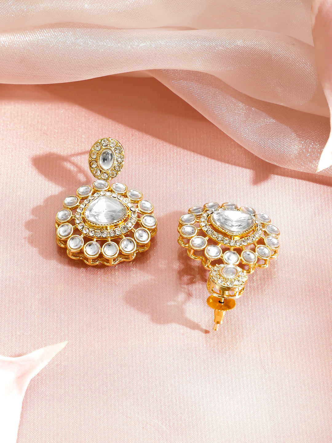 Ethnic Pearl Crescent Necklace Set フリーサイズ