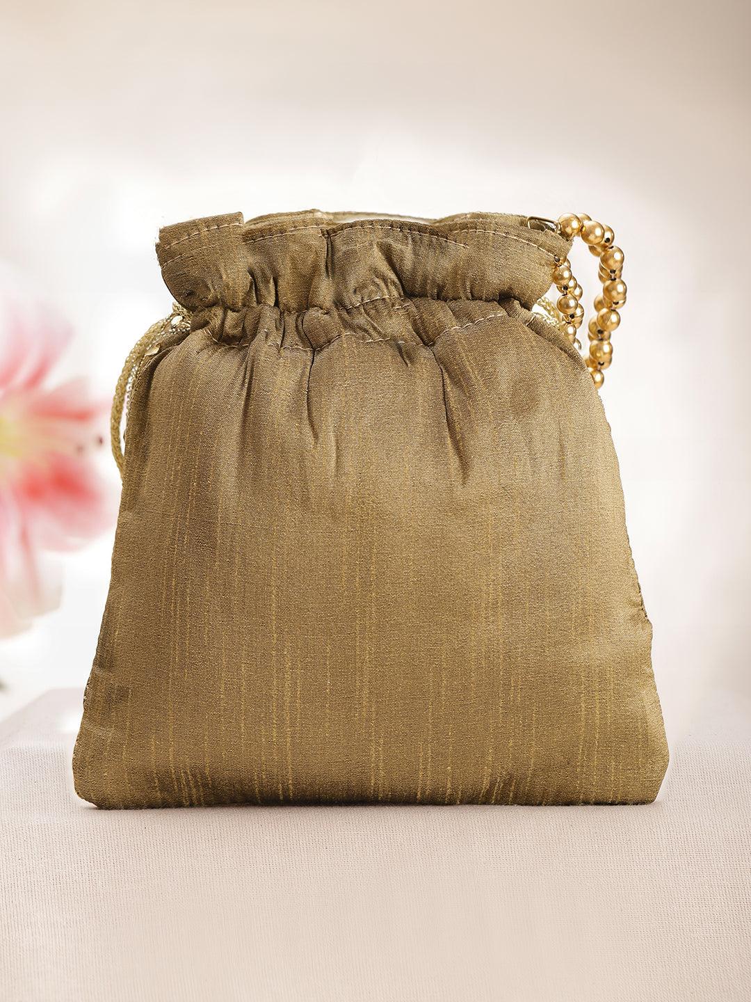 Wedding Ready Sequin Potli Bag フリーサイズ