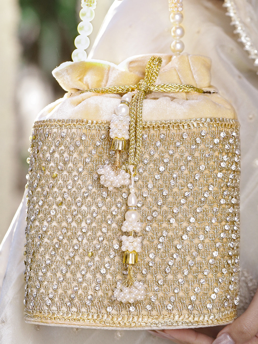 Rubans Embroidered Potli Clutch フリーサイズ
