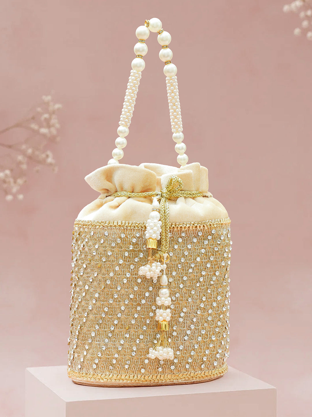 Rubans Embroidered Potli Clutch フリーサイズ
