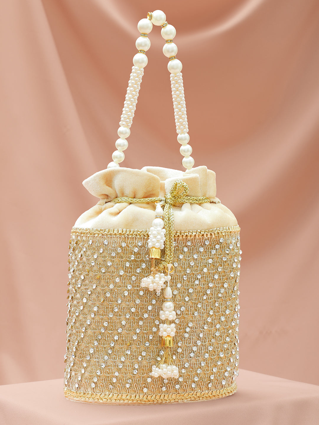 Rubans Embroidered Potli Clutch フリーサイズ