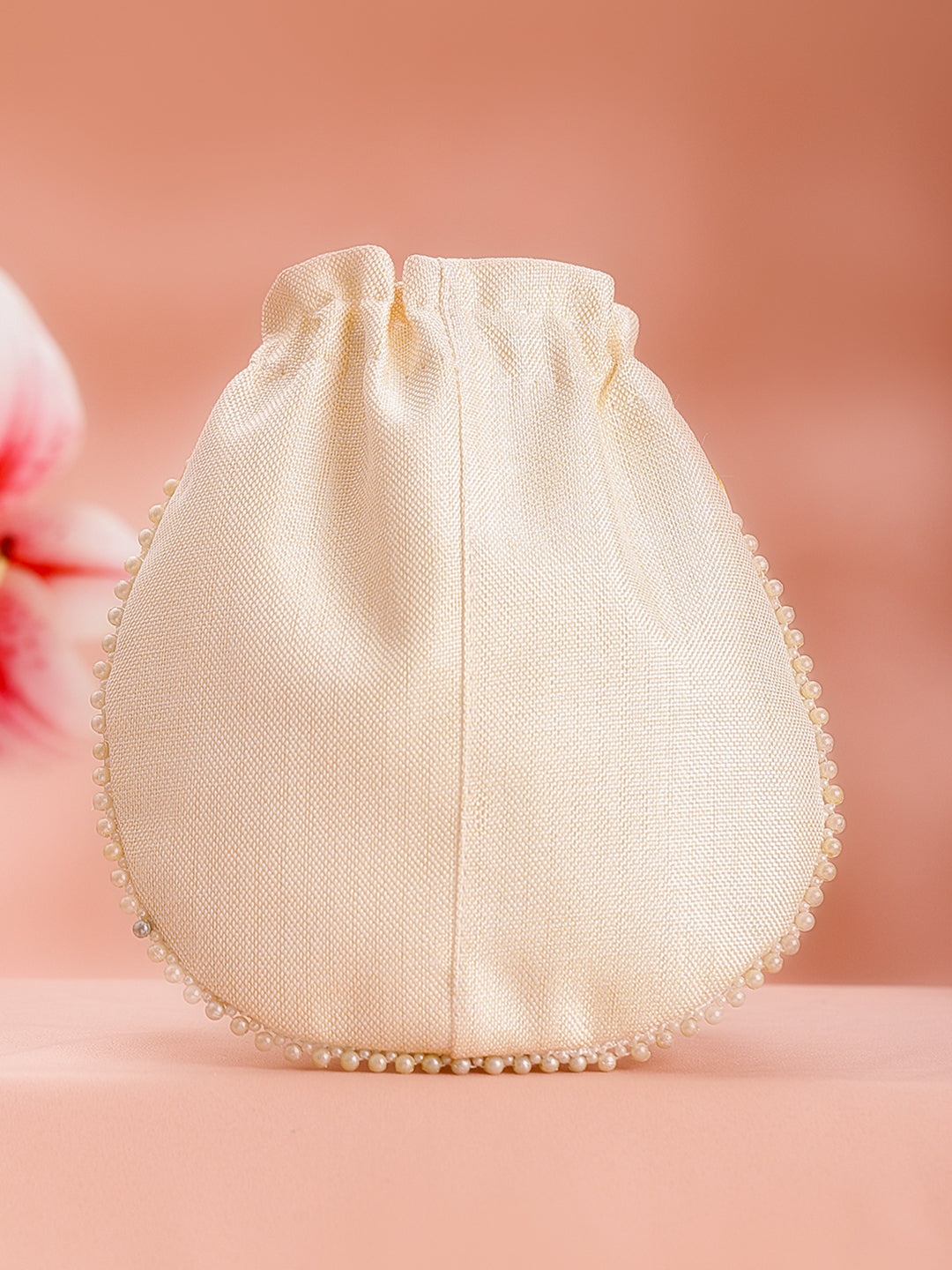 Festive Ready Pink Potli Bag フリーサイズ