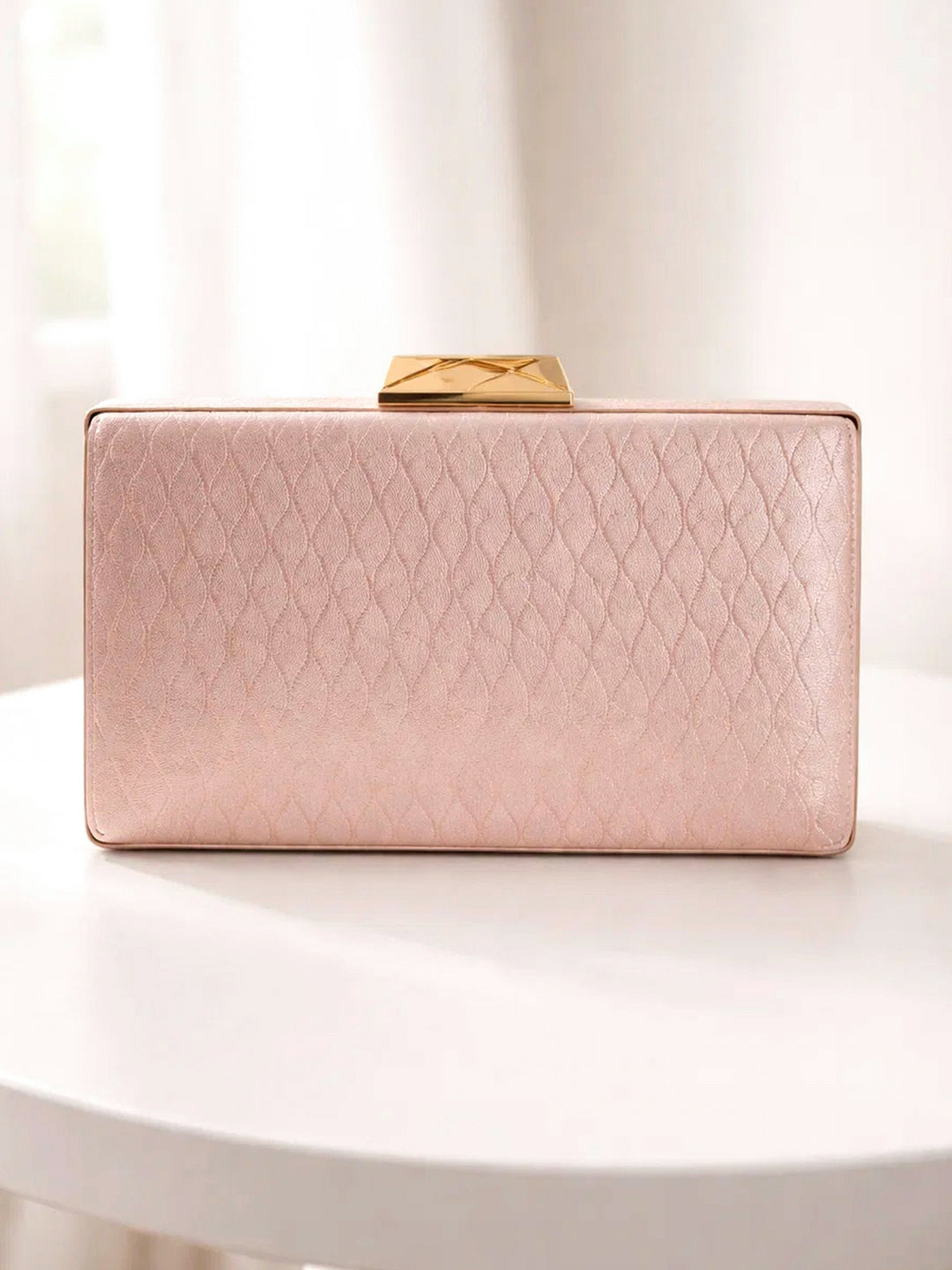 Festive Shine Gold Frame Clutch フリーサイズ