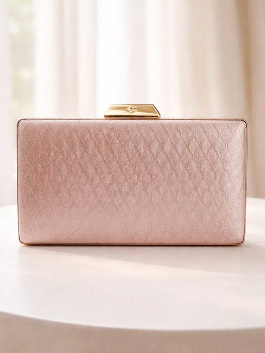 Festive Shine Gold Frame Clutch フリーサイズ