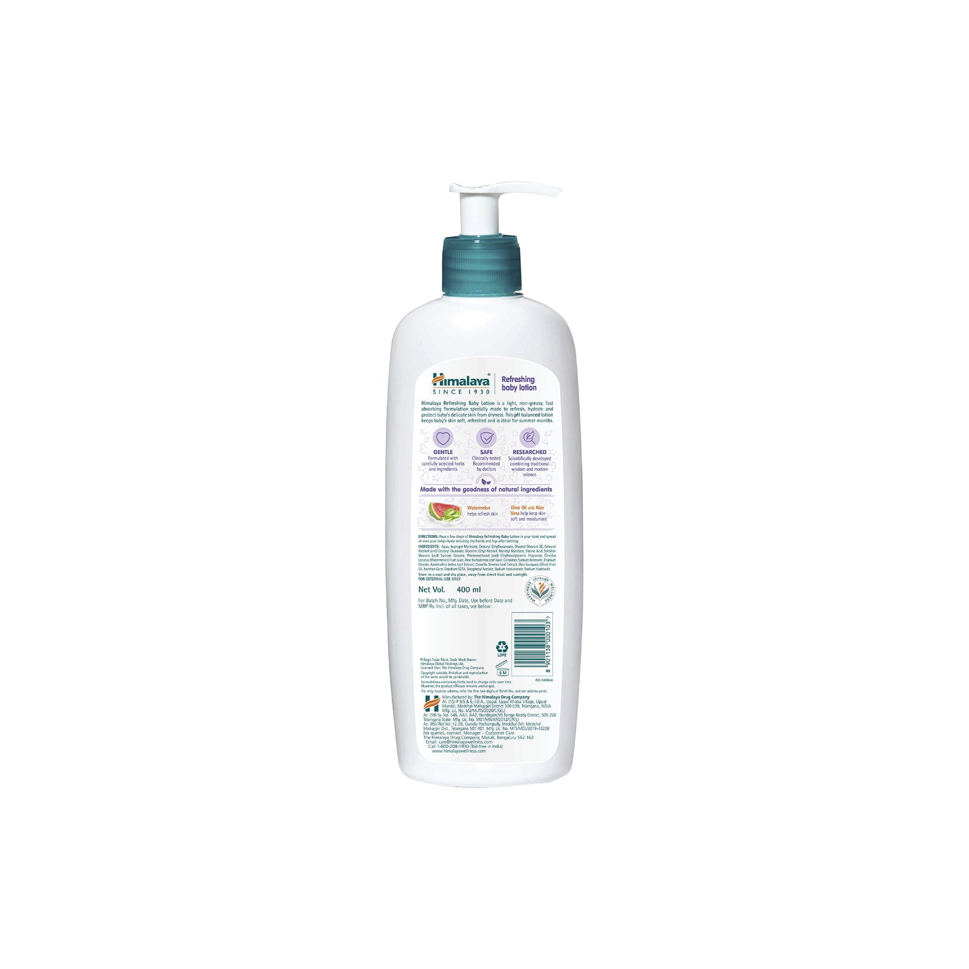 Refreshing baby lotion 400ml