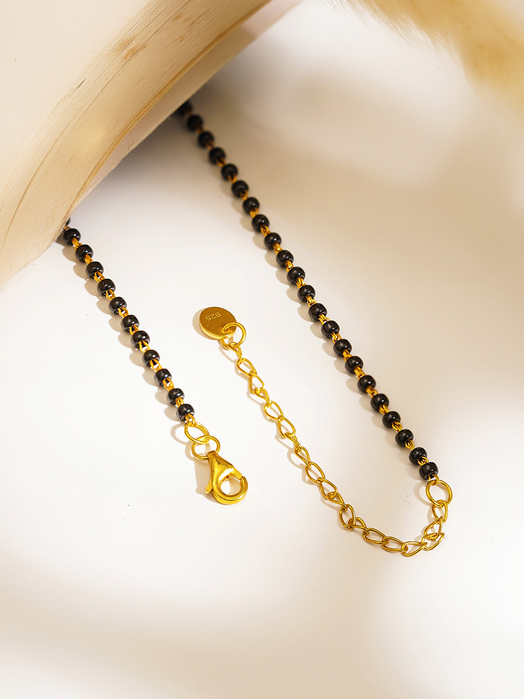 925 Fine  Silver Classic Love Mangalsutra Length-19 cm : Width-2 cm