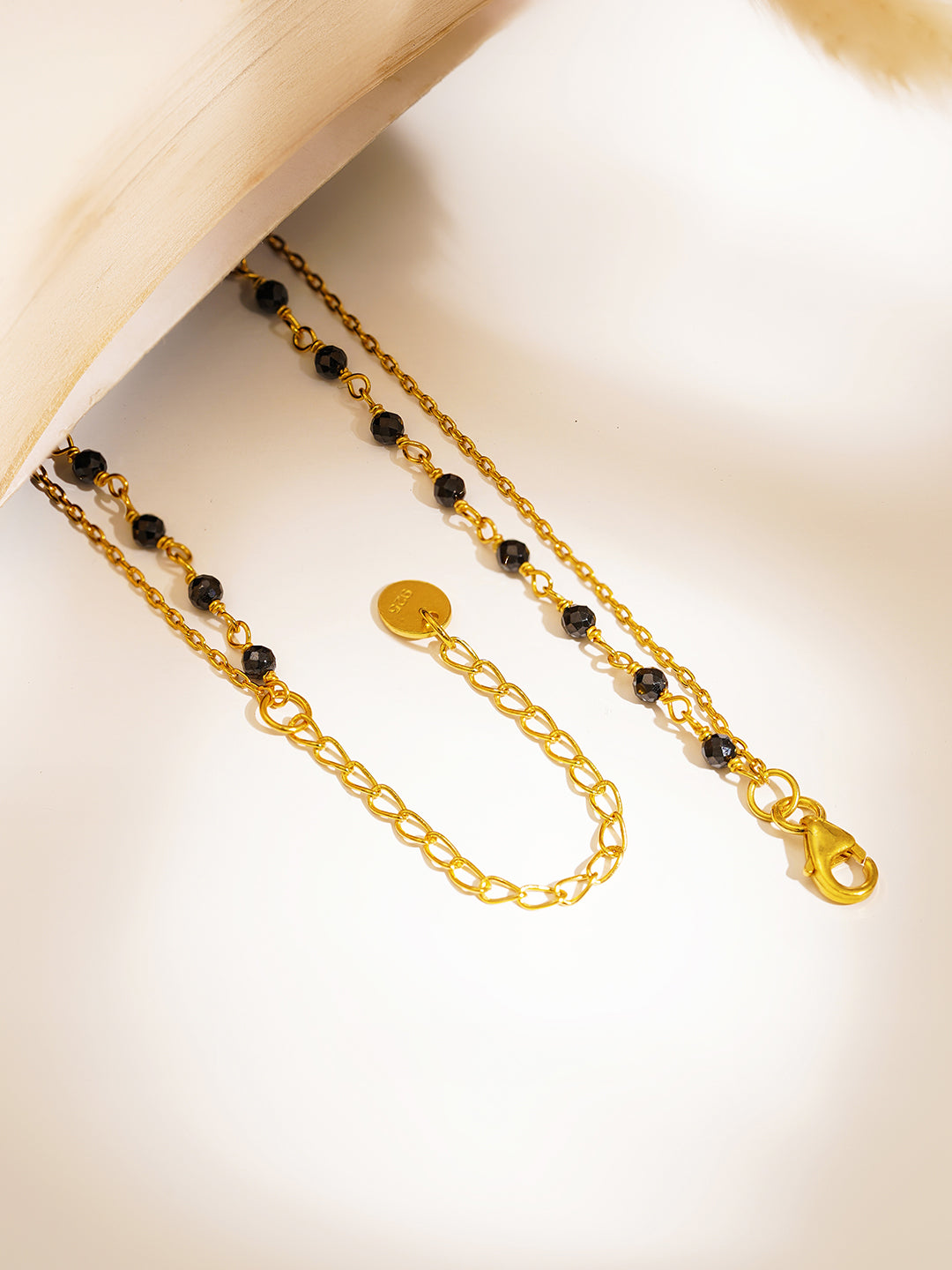 925 Fine  Silver Protective Eye Mangalsutra Length-20 cm : Width-2 cm