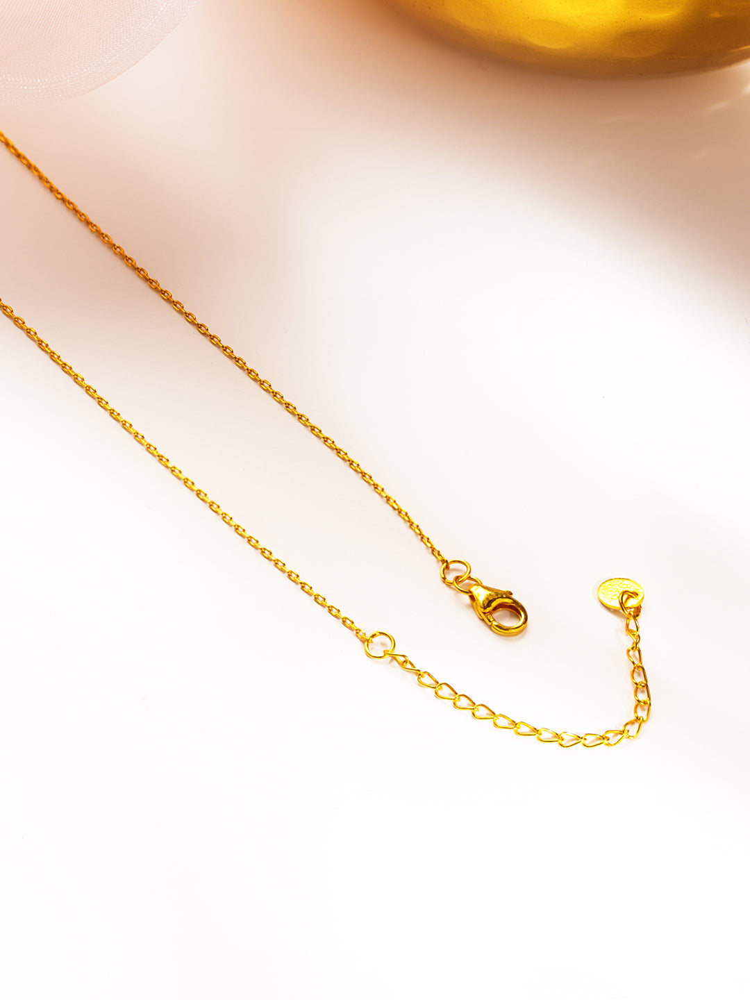 925 Fine  Silver Crystal Drop Mangalsutra Length-20 cm : Width-1 cm
