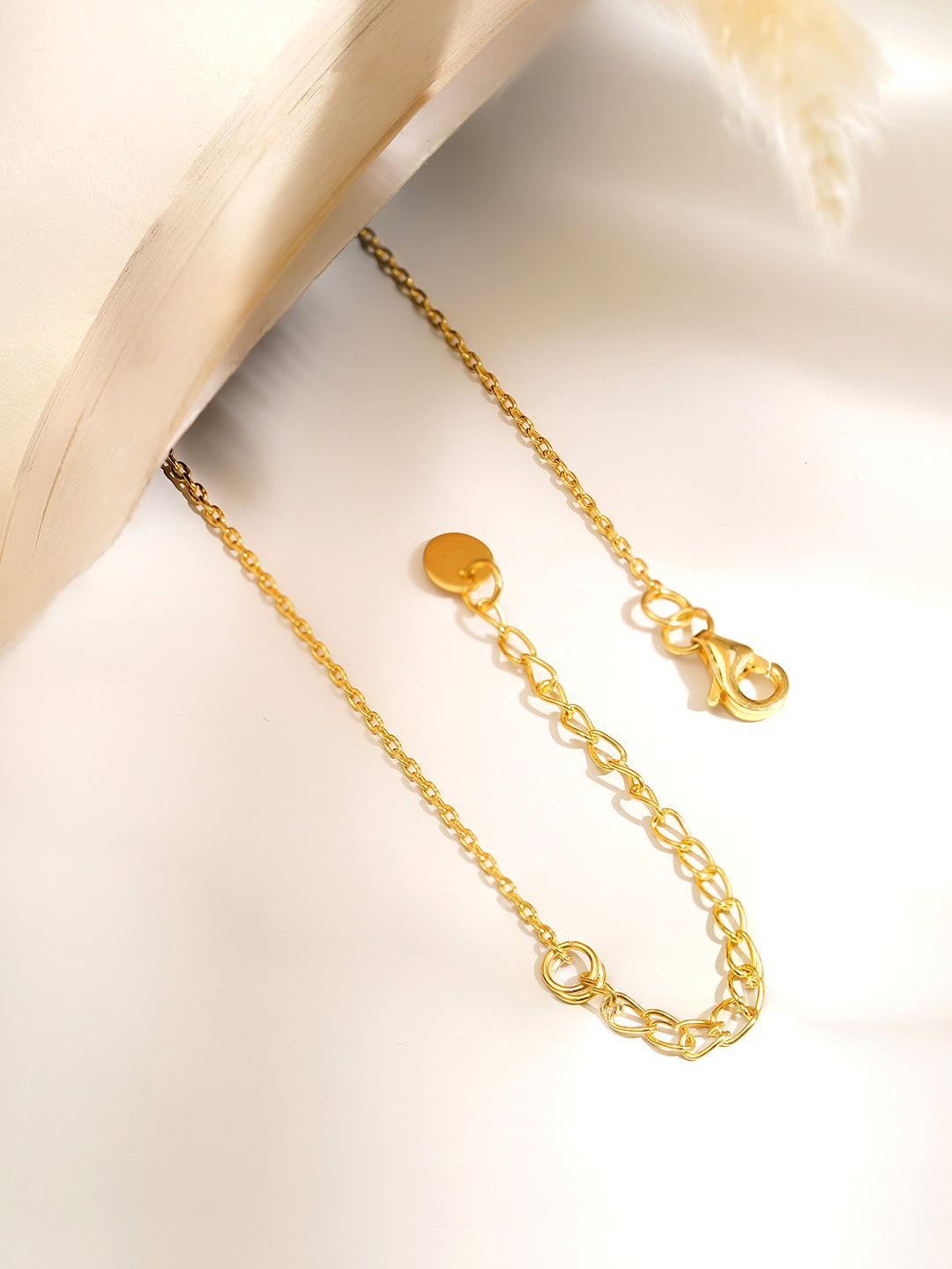 925 Fine  Silver Diamond Curve Mangalsutra Necklace Length-20 cm : Width-1 cm